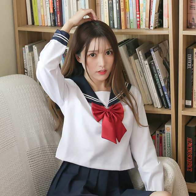 学生服 女子制服 上下セット セーラー服 制服 高校生 学生 中学 女子 