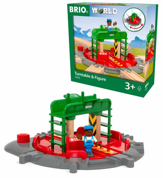 BRIO ( ブリオ ) WORLD フィギュア付ターンテーブル ( 電車 おもちゃ