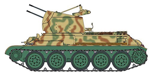 プラッツ 1/35 第二次世界大戦 ドイツ軍 対空戦車 T-34r プラモデル