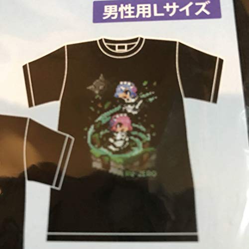 Re:ゼロから始める異世界生活 レム、ラム ドット柄 メンズTシャツ L