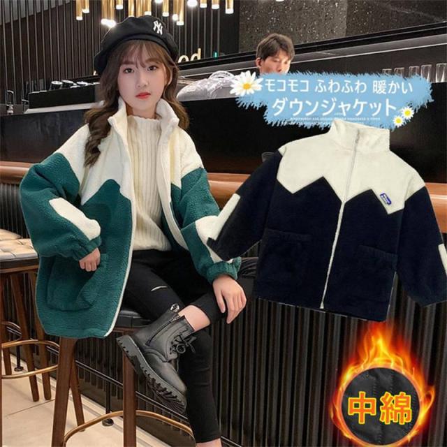 子供服 女の子 ボアジャケット アウター キッズ 秋冬 裏起毛 冬コート ショート もこもこ 韓国 子供服 女の子 防寒 暖かい おしゃれ 可愛の通販はau Pay マーケット ユニストーリー
