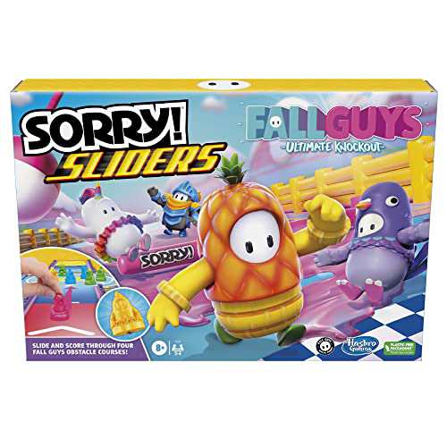 ボードゲーム 英語 アメリカ Hasbro Gaming Sorry! Sliders Fall Guys