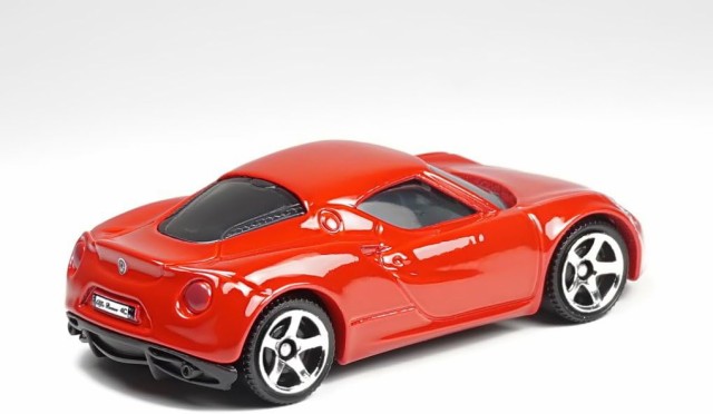 マッチボックス マテル ミニカー Matchbox ALFA Romeo 4C (Red) MBX