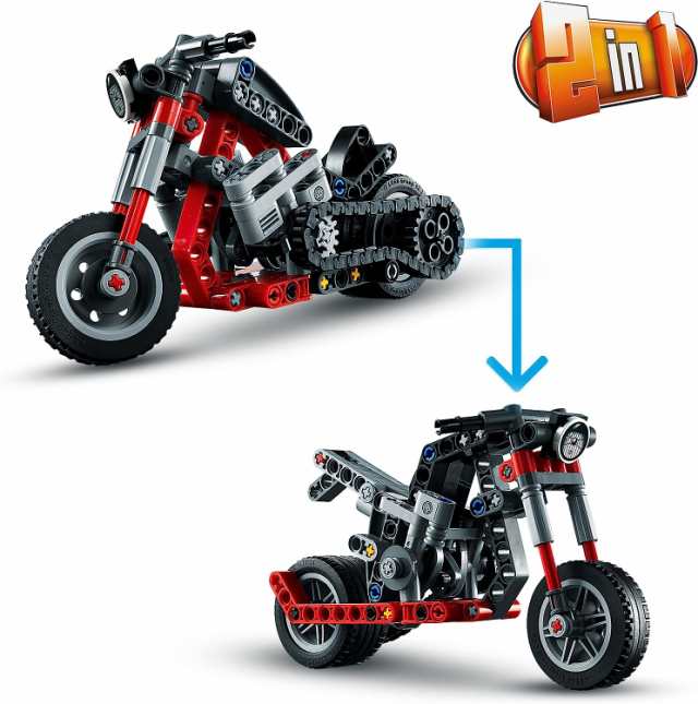 レゴ テクニックシリーズ LEGO 42132 Technic Motorcycle to Adventure