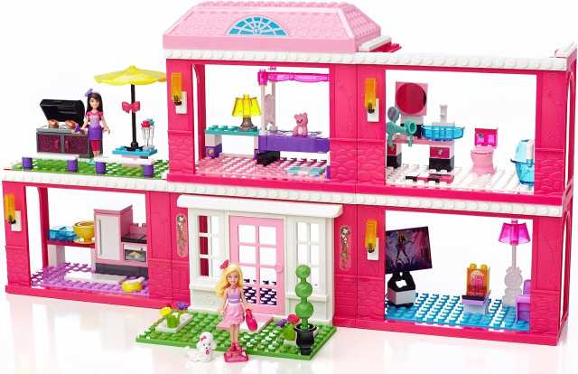 メガブロック バービー 組み立て Mega Bloks Barbie Fab Mansionの通販