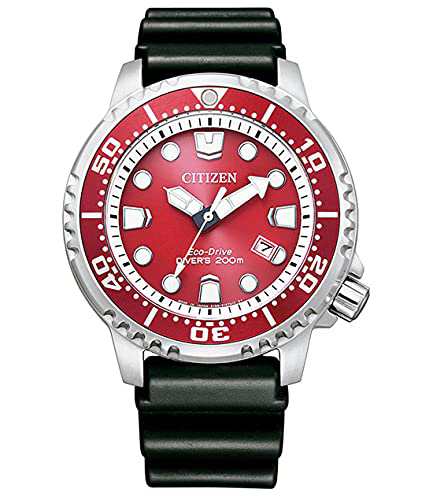 Citizen red deals dial watch