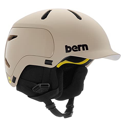 スノーボード ウィンタースポーツ 海外モデル BERN, Watts 2.0 MIPS Snow Helmet, Matte Sand, M｜au  PAY マーケット