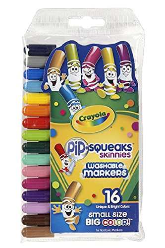 クレヨラ アメリカ 海外輸入 Crayola Pip-Squeaks Skinnies Washable