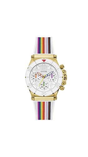 腕時計 ゲス GUESS Ladies Sport 38mm Multifunction Watch ? White