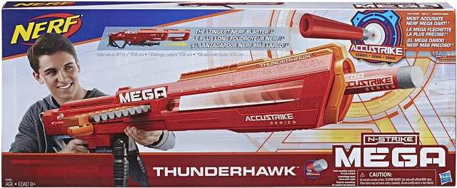 ナーフ 直輸入 Nerf N-Strike Mega Accustrike Thunderhawk Blaster with 50 Nerf Mega Dartsの通販はau マーケット - マニアックス au PAY マーケット店 | au PAY マーケット－通販サイト