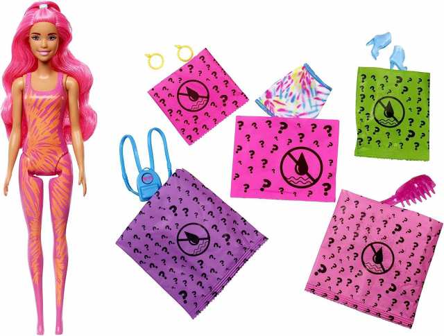 バービー バービー人形 Barbie Color Reveal Doll & Accessories, Neon