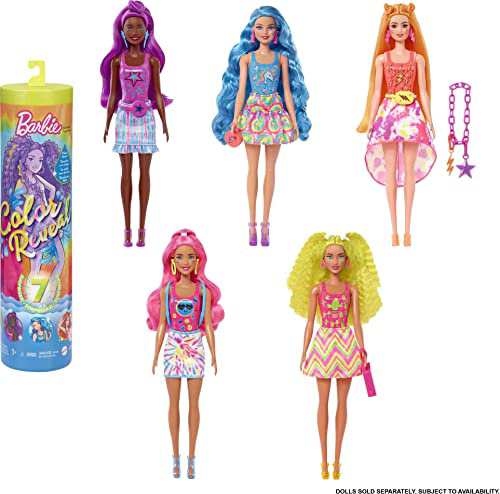 バービー バービー人形 Barbie Color Reveal Doll & Accessories, Neon