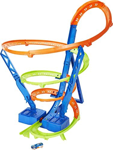 ホットウィール マテル ミニカー Hot Wheels Toy Car Track Set Spiral