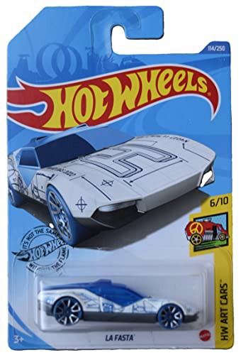 ホットウィール マテル ミニカー Hot Wheels La Fasta, Art Cars 6/10 - White 114/250｜au PAY  マーケット