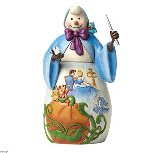 エネスコ Enesco 置物 インテリア Disney Traditions by Jim Shore Christmas Snowman Cinderella Fairy Gのサムネイル