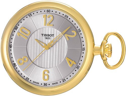 懐中時計 ポケットウオッチ ティソ Tissot Silver Lepine Gold-Tone