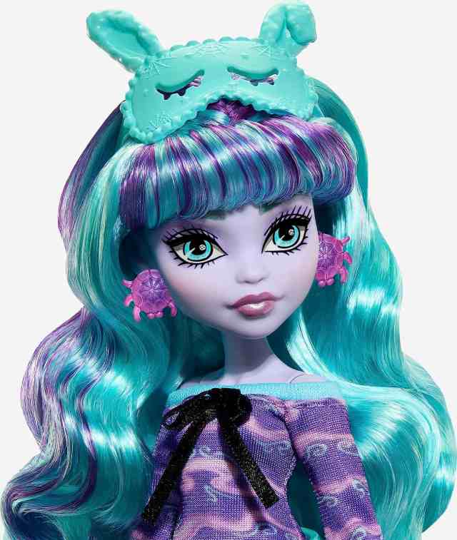 モンスターハイ 人形 ドール Monster High Doll, Twyla Creepover Party Set with Pet Bunny  Dustin, Sle｜au PAY マーケット