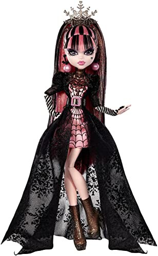 モンスターハイ 人形 ドール Monster High Draculaura Doll, Special Howliday Edition, Pink  and Black ｜au PAY マーケット