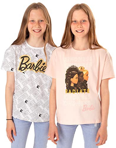 バービー バービー人形 Barbie T-Shirt Girls 2 Pack Kids Inspiring