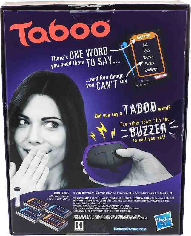 ボードゲーム 英語 アメリカ Hasbro Gaming Taboo Game,Fun Party Game