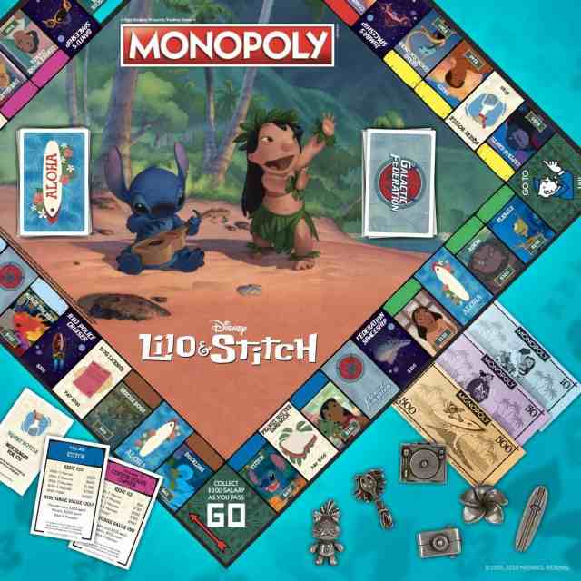 ボードゲーム 英語 アメリカ Monopoly: Disney Lilo & Stitch | Buy