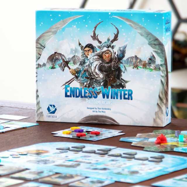 ボードゲーム 英語 アメリカ Endless Winter Paleoamericans Board