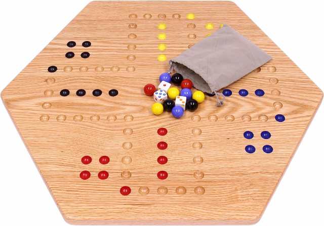 ボードゲーム 英語 アメリカ AmishToyBox.com Wahoo Marble Game Board