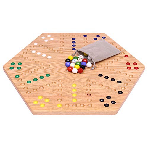 ボードゲーム 英語 アメリカ AmishToyBox.com Wahoo Marble Game Board