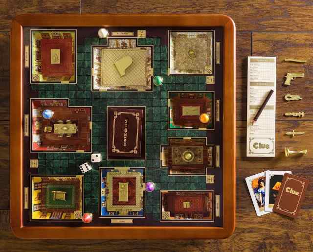 ボードゲーム 英語 アメリカ Clue Luxury Edition Board Game by