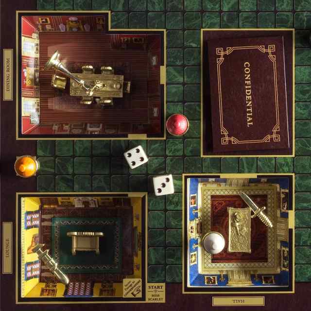 ボードゲーム 英語 アメリカ Clue Luxury Edition Board Game by