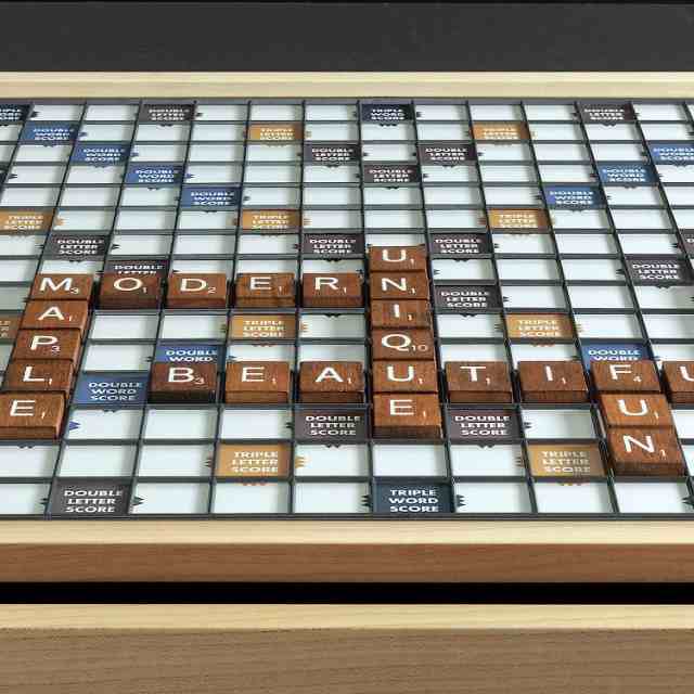 ボードゲーム 英語 アメリカ WS Game Company Scrabble Luxe Maple