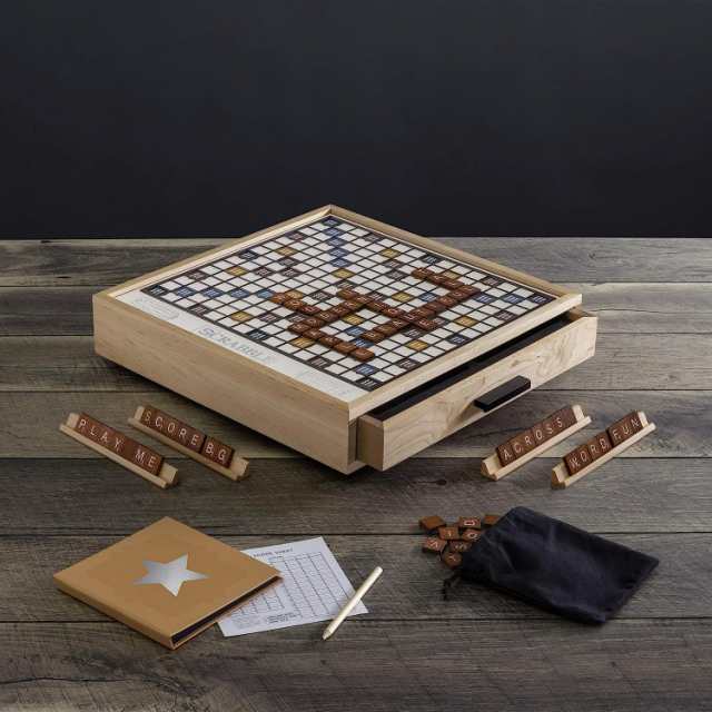 ボードゲーム 英語 アメリカ WS Game Company Scrabble Luxe Maple