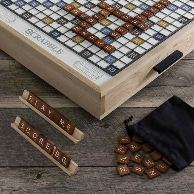 ボードゲーム 英語 アメリカ WS Game Company Scrabble Luxe Maple