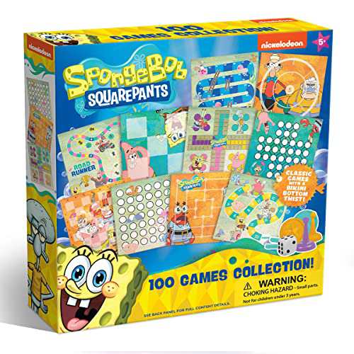 ボードゲーム 英語 アメリカ Spongebob Squarepants 100 Classic Board