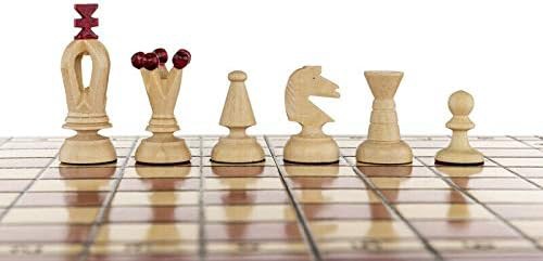 ボードゲーム 英語 アメリカ Wooden Chess Set Paris Cherry Wooden