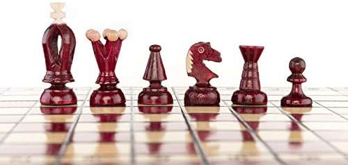 ボードゲーム 英語 アメリカ Wooden Chess Set Paris Cherry Wooden