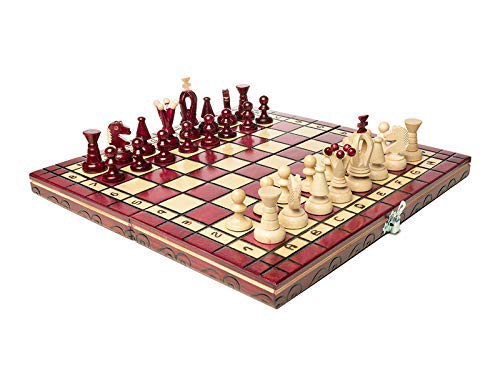 ボードゲーム 英語 アメリカ Wooden Chess Set Paris Cherry Wooden