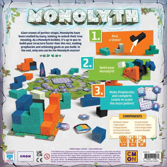 ボードゲーム 英語 アメリカ Cmon Monolyth Board Game | Monolith