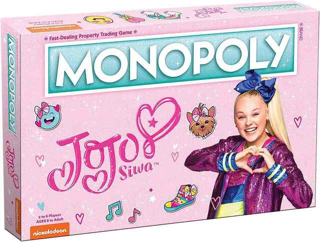 ボードゲーム 英語 アメリカ Monopoly JoJo Siwa Edition | Featuring