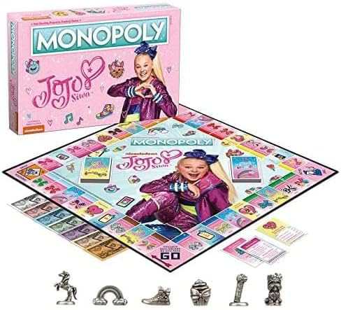 ボードゲーム 英語 アメリカ Monopoly JoJo Siwa Edition | Featuring