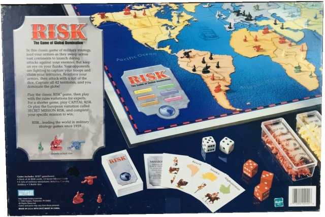 ボードゲーム 英語 アメリカ Risk 1998 Board Game With Army shaped