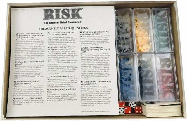 ボードゲーム 英語 アメリカ Risk 1998 Board Game With Army shaped