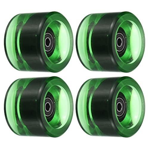 4 Ruote Longboard 70mm 78A Blu Con Cuscinetti ABEC-9 - Morbide Per Cruiser E Strada