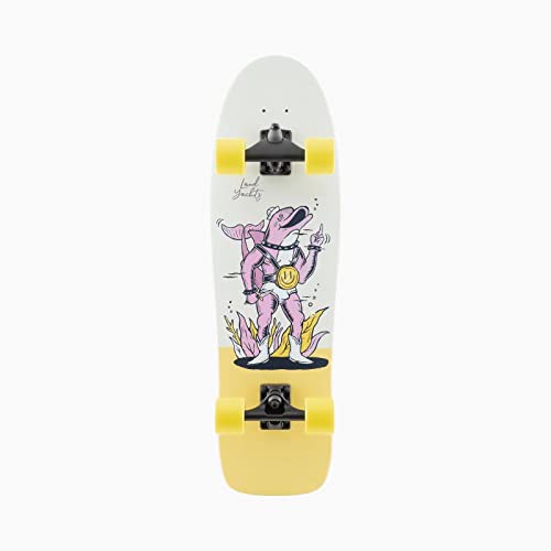 Landyachtz サーフスケート スケートボード ランドヤッツ スケボー 白-