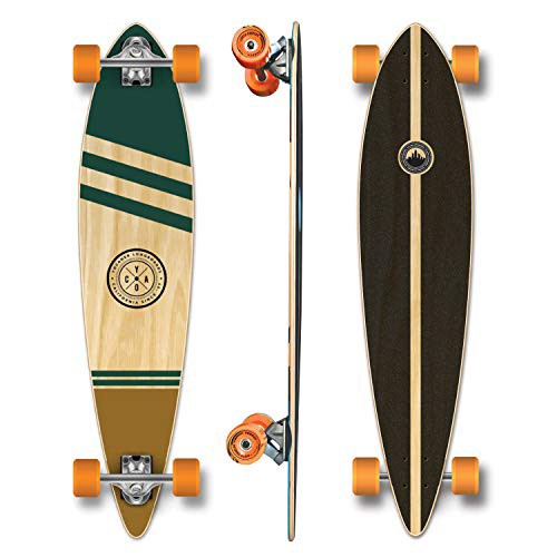 ロングスケートボード スケボー 海外モデル Yocaher Earth Series (Wind) Complete Pintail Skate｜au  PAY マーケット