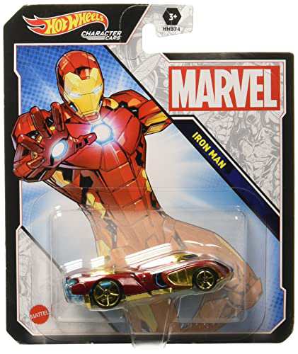 ホットウィール マテル ミニカー Hot Wheels Character Cars, Marvel Iron Man, Toy Vehicle  for Kids ｜au PAY マーケット