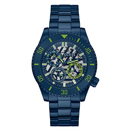 腕時計 ゲス GUESS GUESS Men's 45mm Watch - Navy Strap Navy Dial