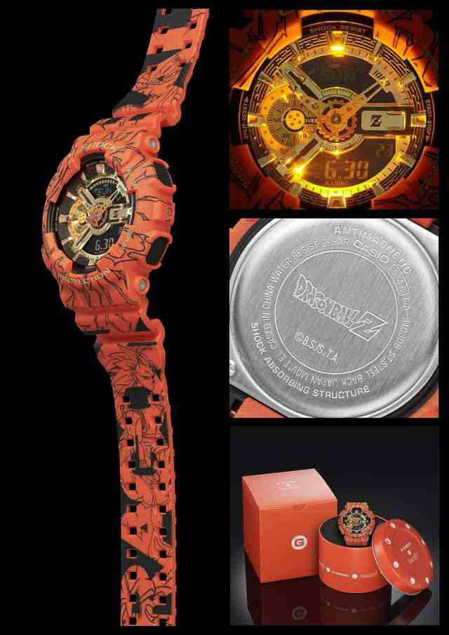 腕時計 カシオ メンズ CASIO G-Shock Dragon Ball Z GA-110JDB-1A4JR ...