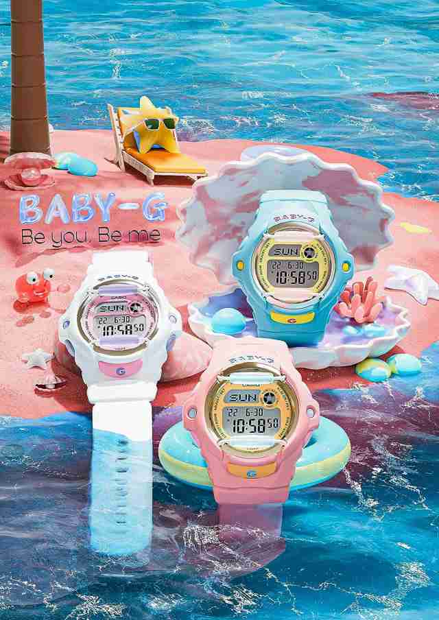 腕時計 カシオ レディース Casio BG-169PB-2JF Baby-G Beach Scene