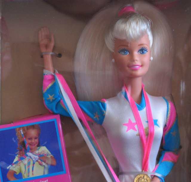 バービー バービー人形 Super Gymnast Barbie Doll w Tumbling Ring